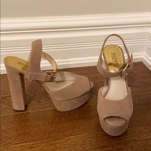 Michael Kors London Suede Sandals
